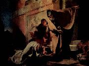 Giovanni Battista Tiepolo Die Verstobung der Hagar oil painting reproduction
